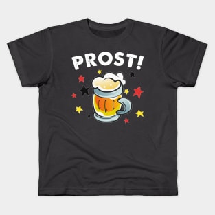 PROST! Oktoberfest German Flag Mug Design Kids T-Shirt